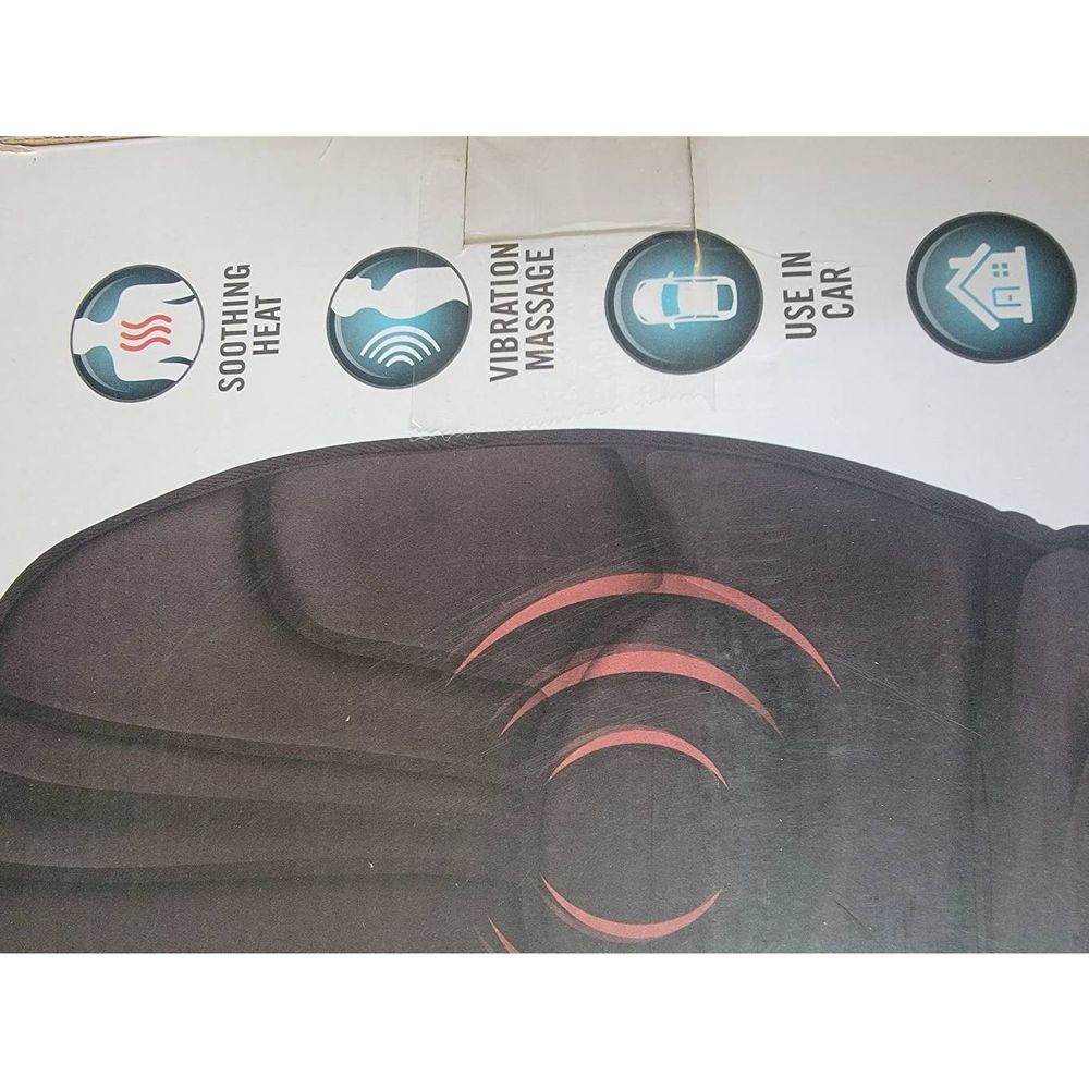 Homedics Portable Back Massage Cushion w/Heat For Home or Auto Model - Picture 2 of 4